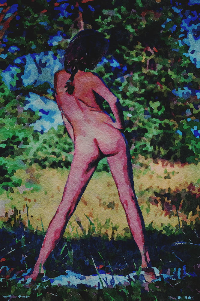 Erotic Digital Watercolor 61 #100031307