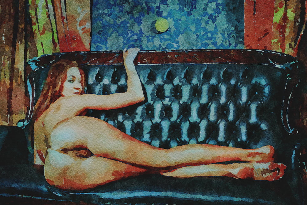 Erotic Digital Watercolor 61 #100031324