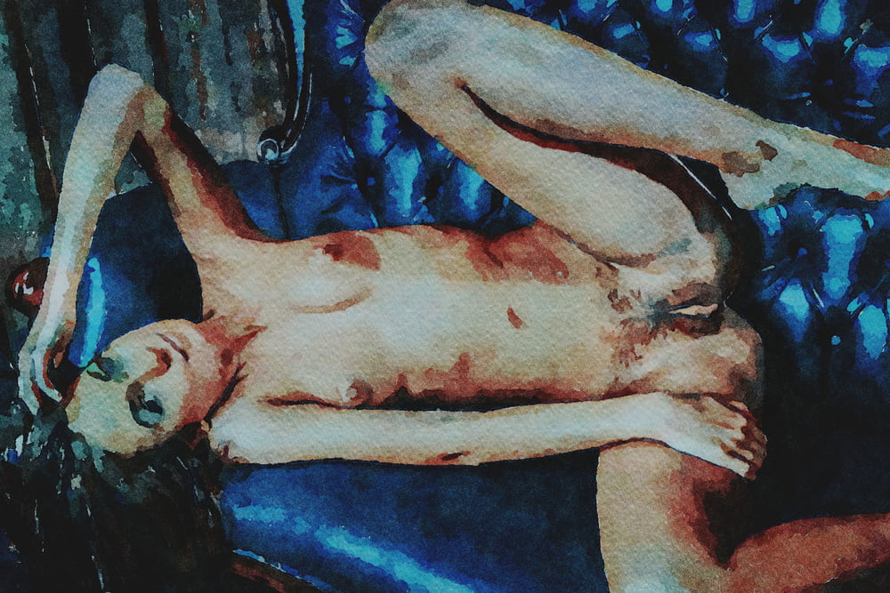 Erotic Digital Watercolor 61 #100031328