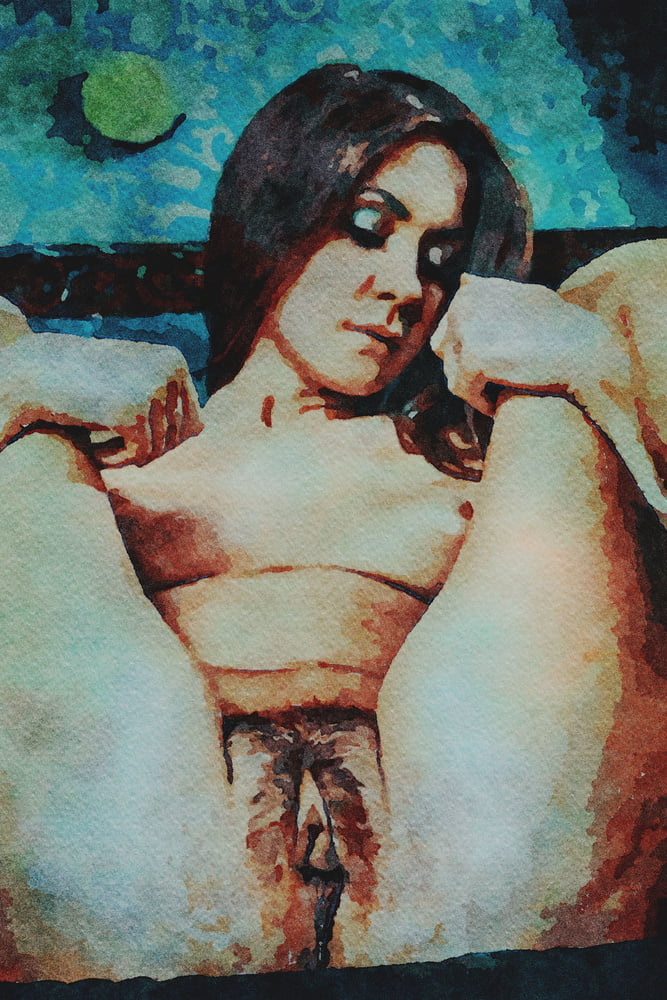 Erotic Digital Watercolor 61 #100031346