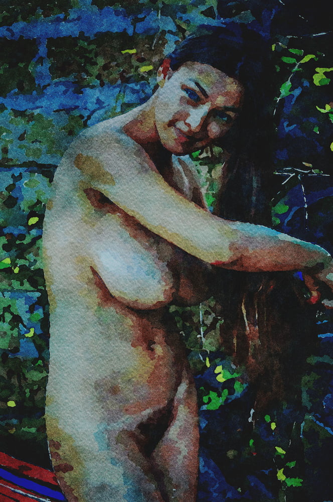 Erotic Digital Watercolor 61 #100031359