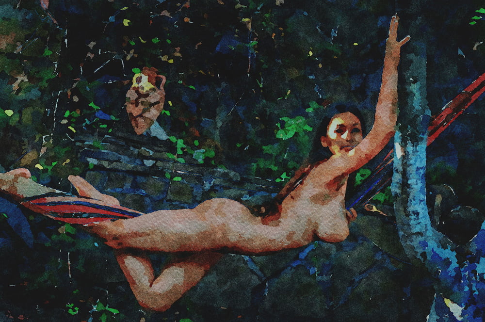 Erotic Digital Watercolor 61 #100031362