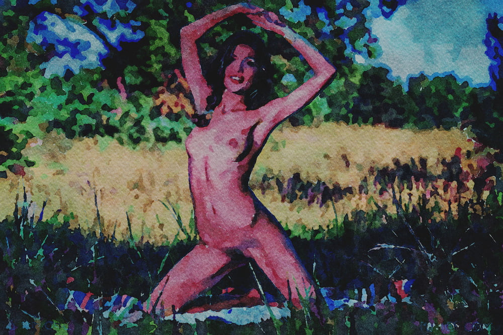 Erotic Digital Watercolor 61 #100031377