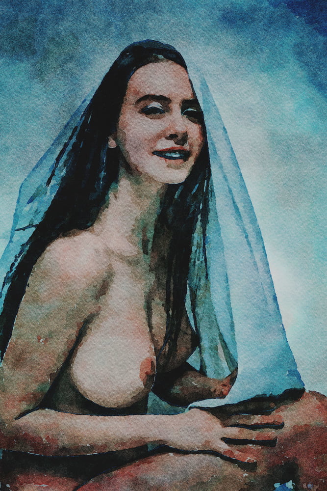 Erotic Digital Watercolor 61 #100031404