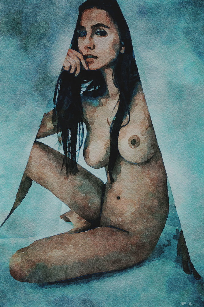 Erotic Digital Watercolor 61 #100031418
