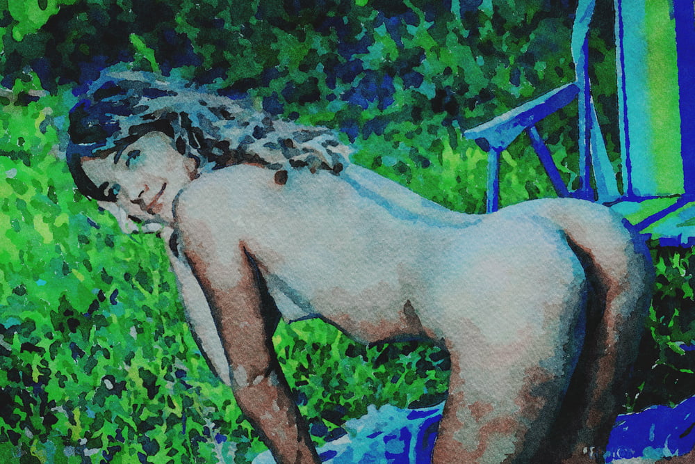 Erotic Digital Watercolor 61 #100031448
