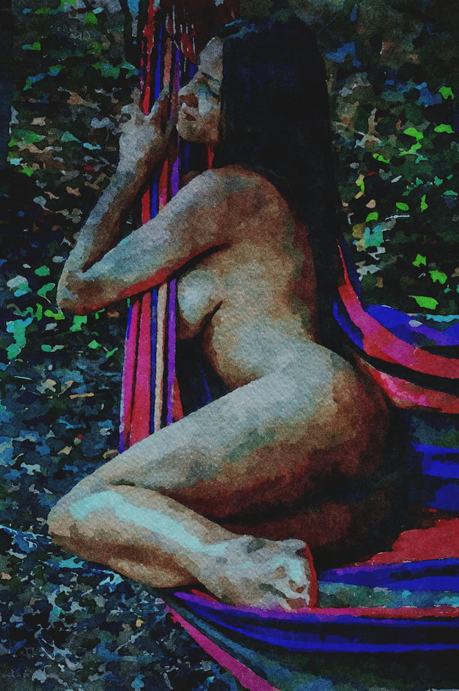 Erotic Digital Watercolor 61 #100031484
