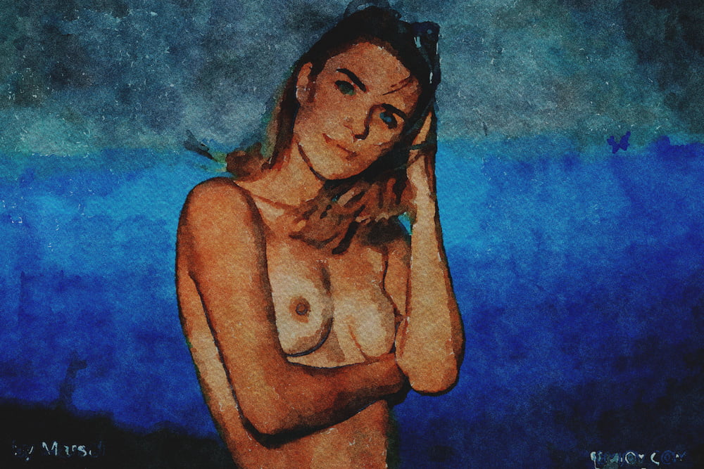 Erotic Digital Watercolor 61 #100031502