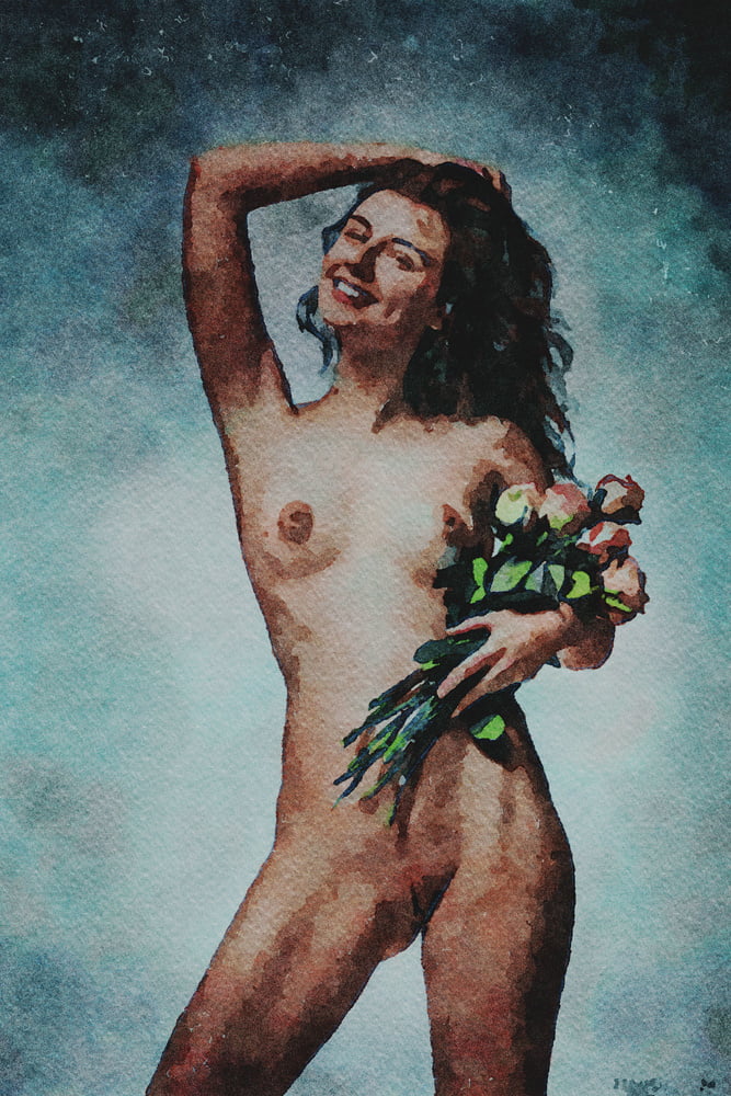 Erotic Digital Watercolor 61 #100031511