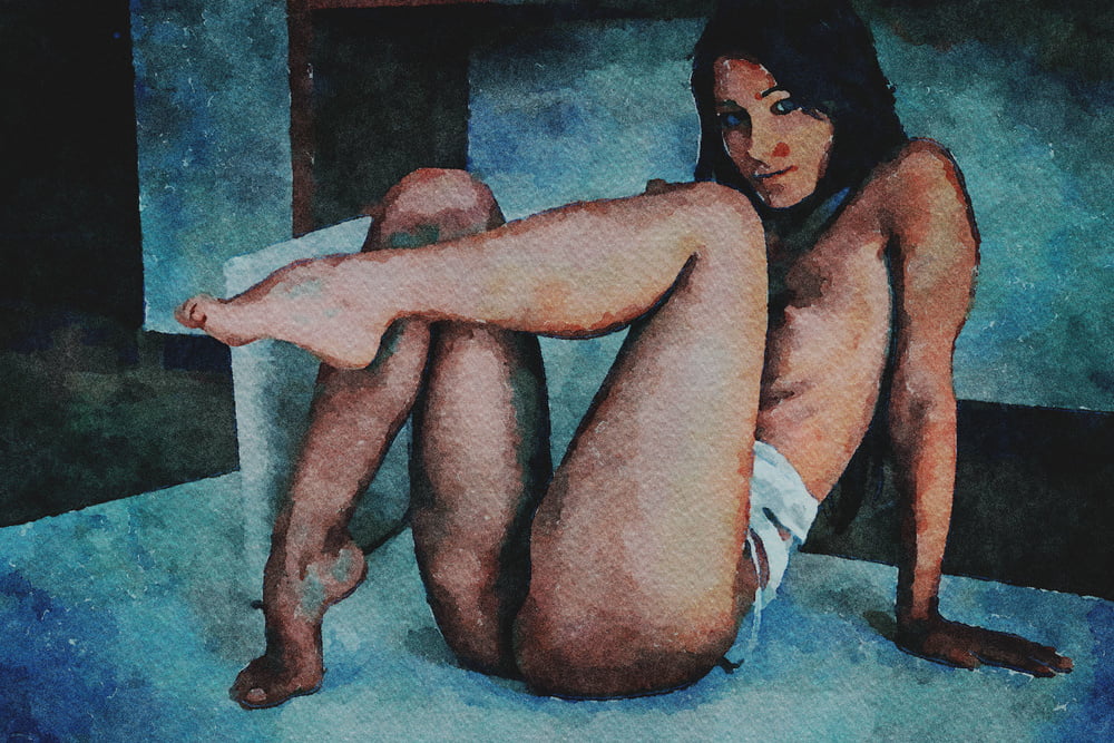Erotic Digital Watercolor 61 #100031517