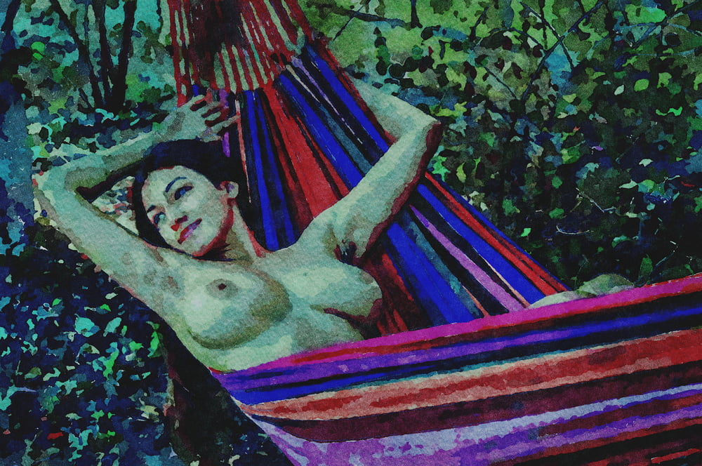 Erotic Digital Watercolor 61 #100031521