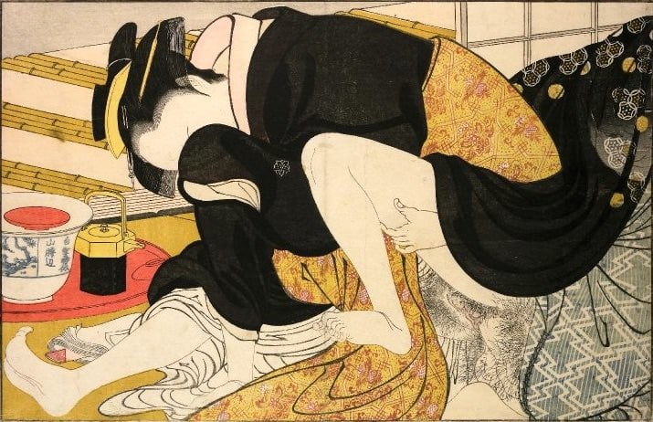 Erotico giapponese ukiyoe syunga
 #97673714