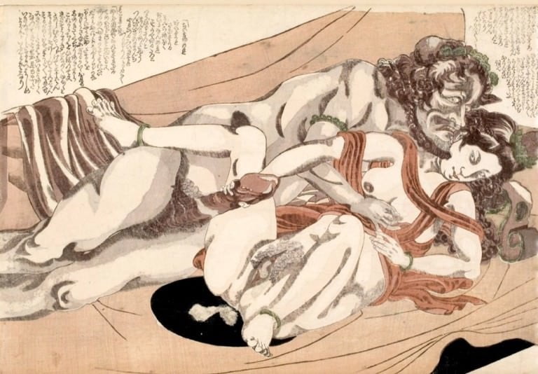 Erotico giapponese ukiyoe syunga
 #97673788