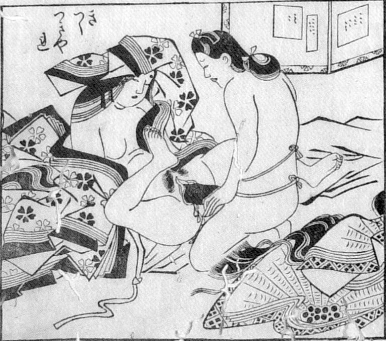 Erotico giapponese ukiyoe syunga
 #97673809