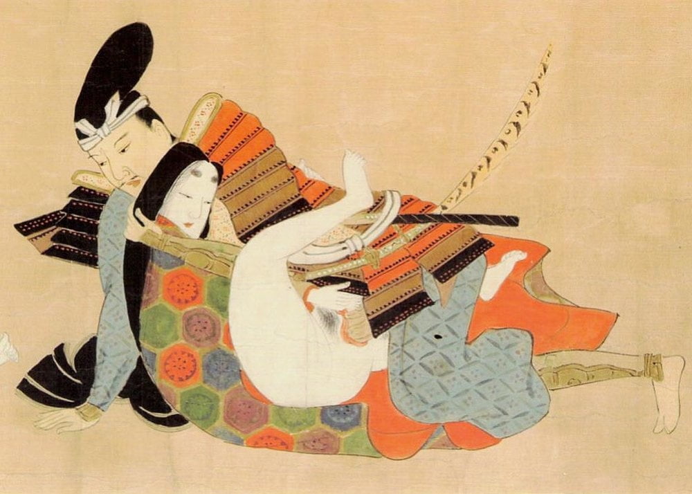 Erotic Japanese Ukiyoe Syunga 3894391