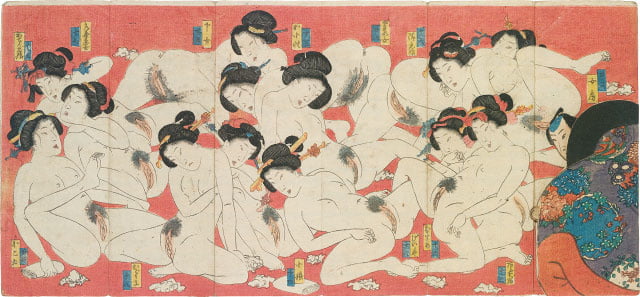 Erotic Japanese Ukiyoe Syunga 3894391