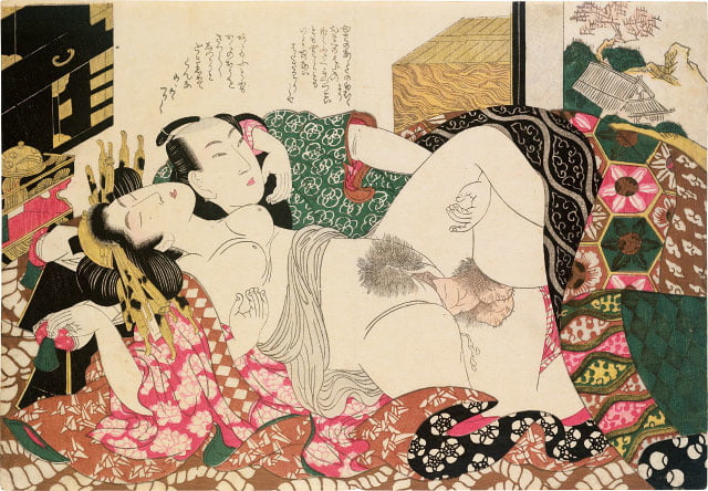 Erotico giapponese ukiyoe syunga
 #97673893