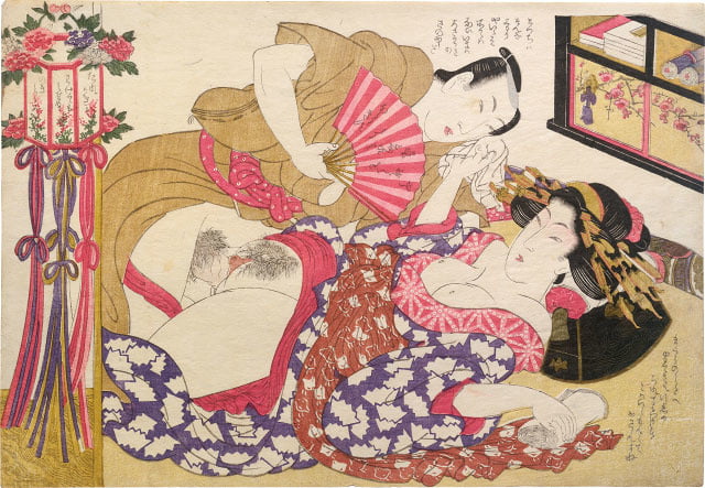 Erotic Japanese Ukiyoe Syunga 3894391