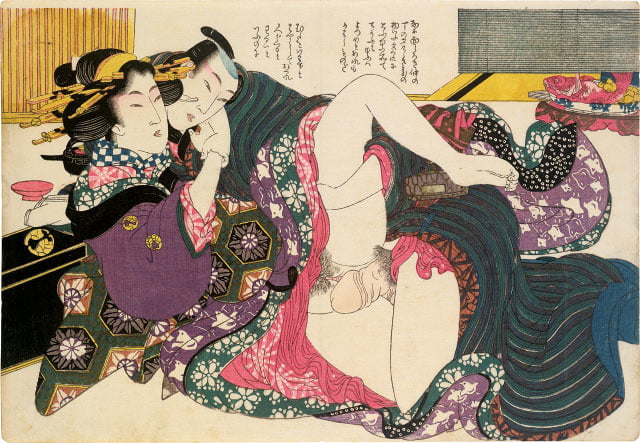 Erotic Japanese Ukiyoe Syunga 3894391