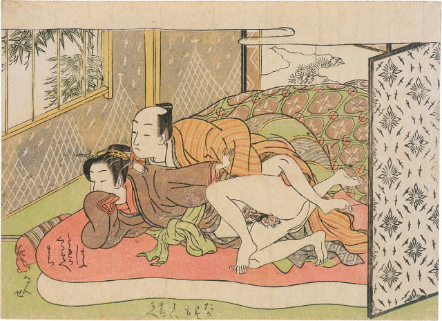 Erotico giapponese ukiyoe syunga
 #97673927