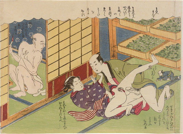 Erotico giapponese ukiyoe syunga
 #97673967