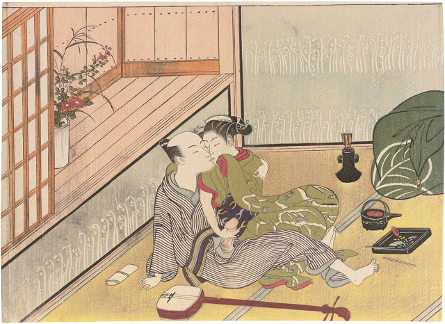 Erotische japanische ukiyoe syunga
 #97673978
