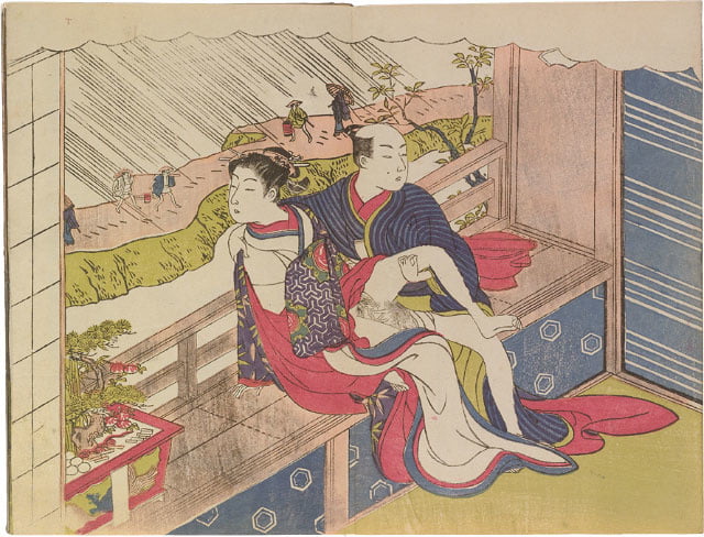 Erotico giapponese ukiyoe syunga
 #97673984