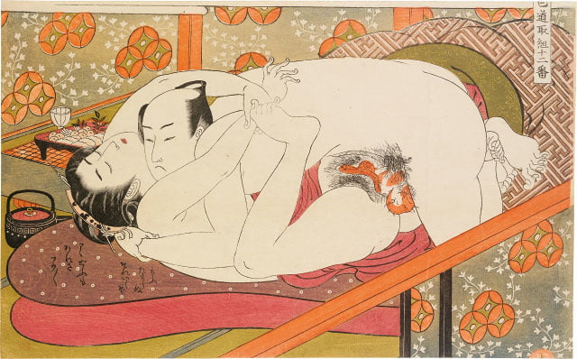 Erotico giapponese ukiyoe syunga
 #97674038
