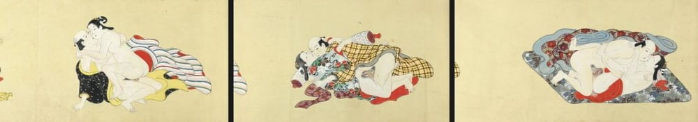 Erotico giapponese ukiyoe syunga
 #97674063