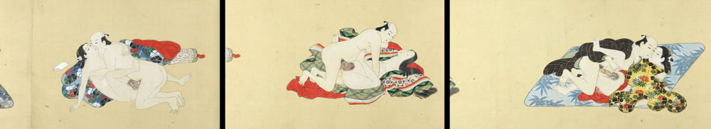 Erotico giapponese ukiyoe syunga
 #97674068
