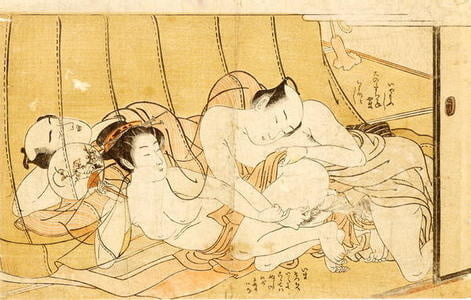 Erotico giapponese ukiyoe syunga
 #97674074
