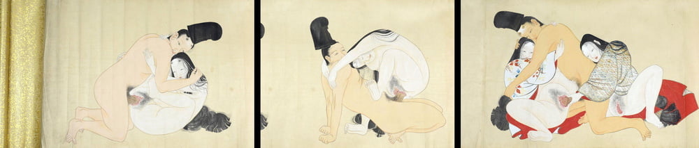 Erotico giapponese ukiyoe syunga
 #97674077