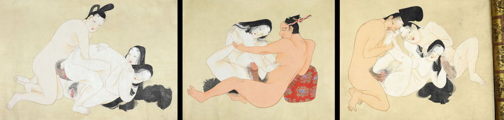 erotic japanese ukiyoe syunga #97674086