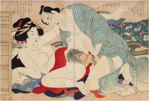 Erotico giapponese ukiyoe syunga
 #97674094