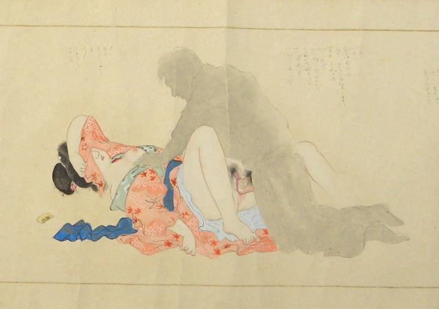 Erotico giapponese ukiyoe syunga
 #97674125