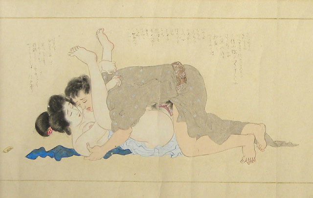 Erotico giapponese ukiyoe syunga
 #97674127