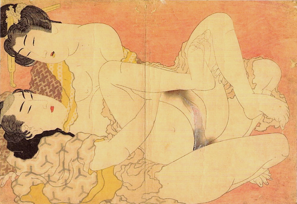 Erotico giapponese ukiyoe syunga
 #97674182