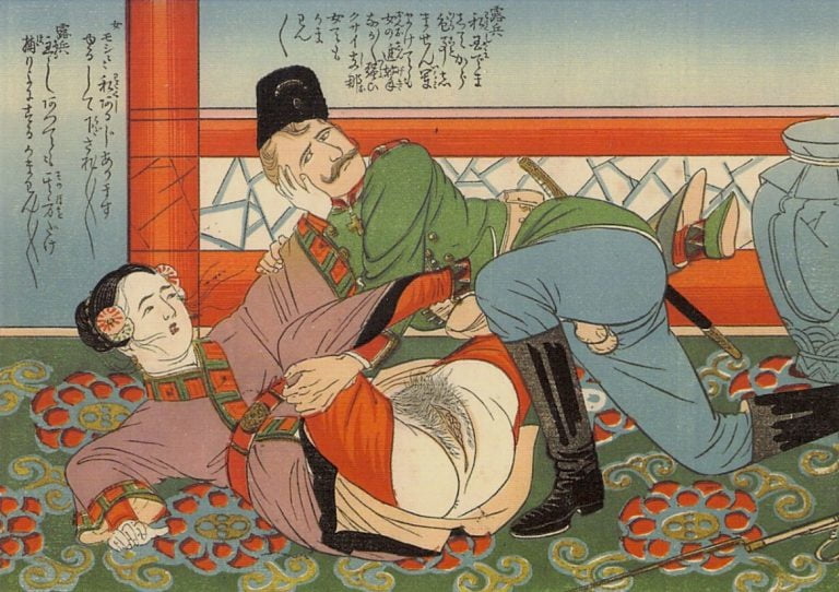 Erotico giapponese ukiyoe syunga
 #97674184