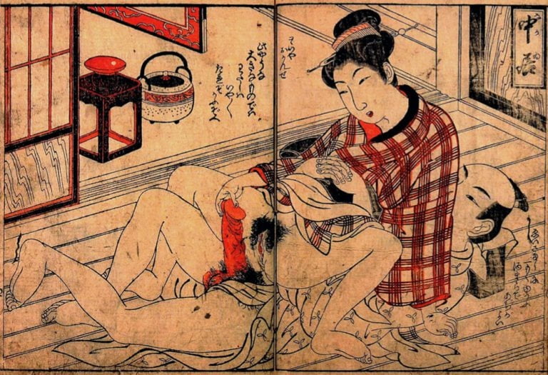 Erotico giapponese ukiyoe syunga
 #97674201