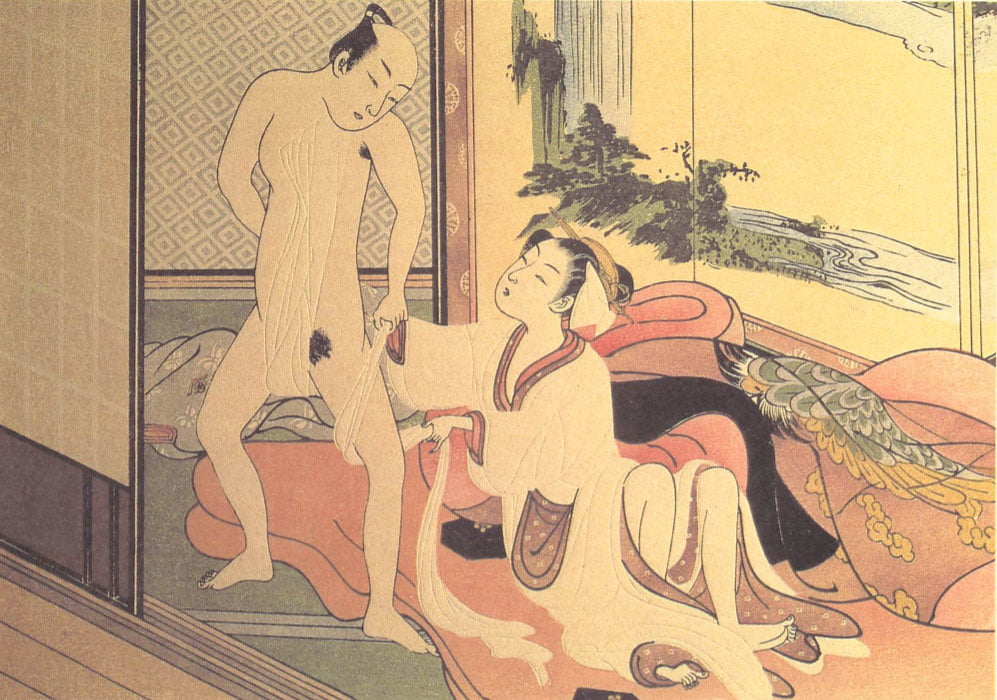 Erotico giapponese ukiyoe syunga
 #97674281