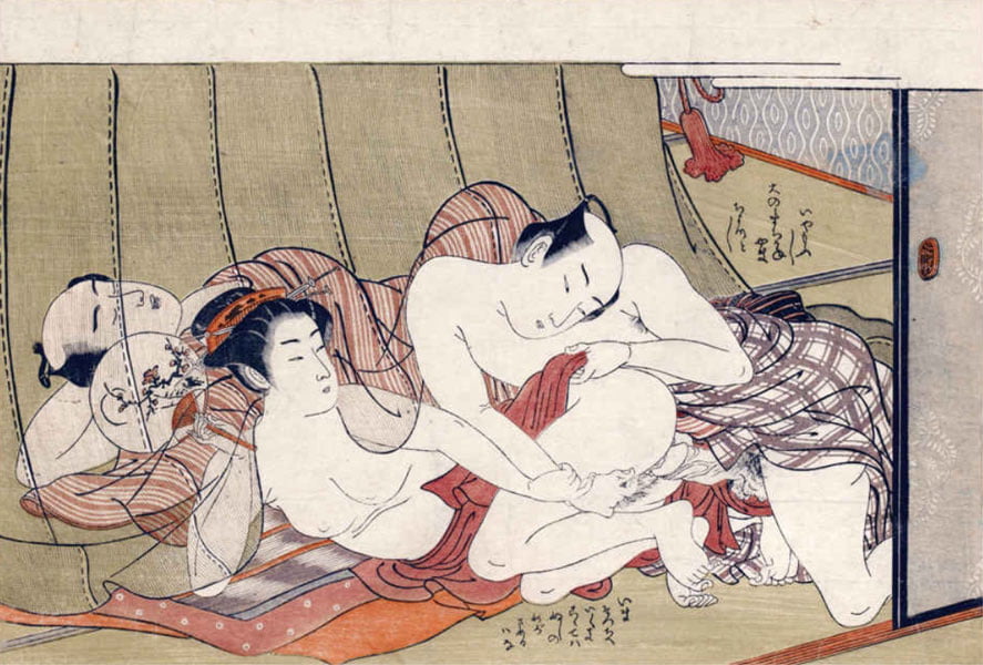 Erotico giapponese ukiyoe syunga
 #97674314