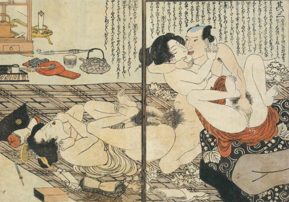 Erotico giapponese ukiyoe syunga
 #97674323