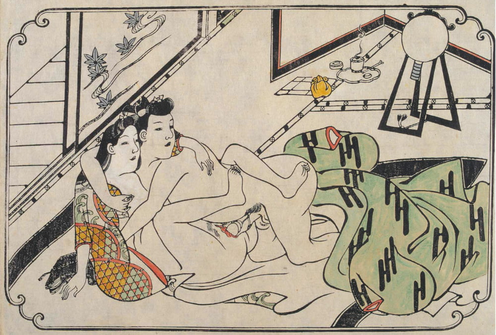 Erotico giapponese ukiyoe syunga
 #97674333