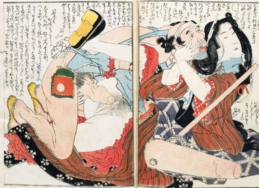 Erotico giapponese ukiyoe syunga
 #97674347