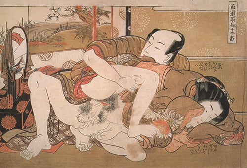 Erotico giapponese ukiyoe syunga
 #97674349