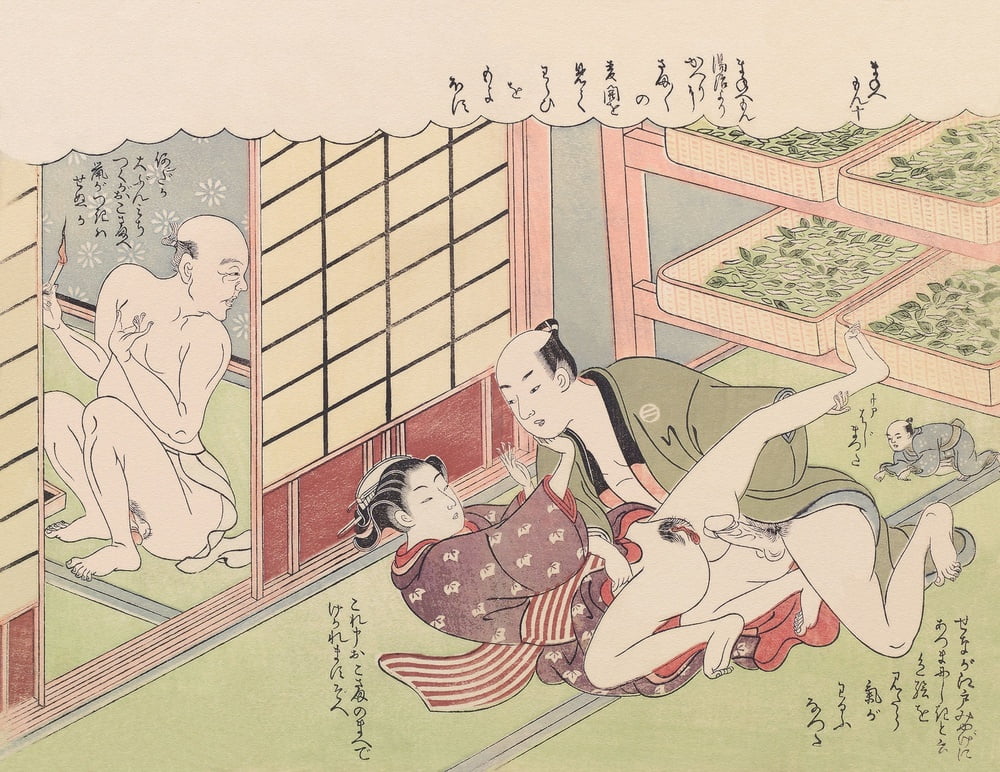 Erotico giapponese ukiyoe syunga
 #97674370