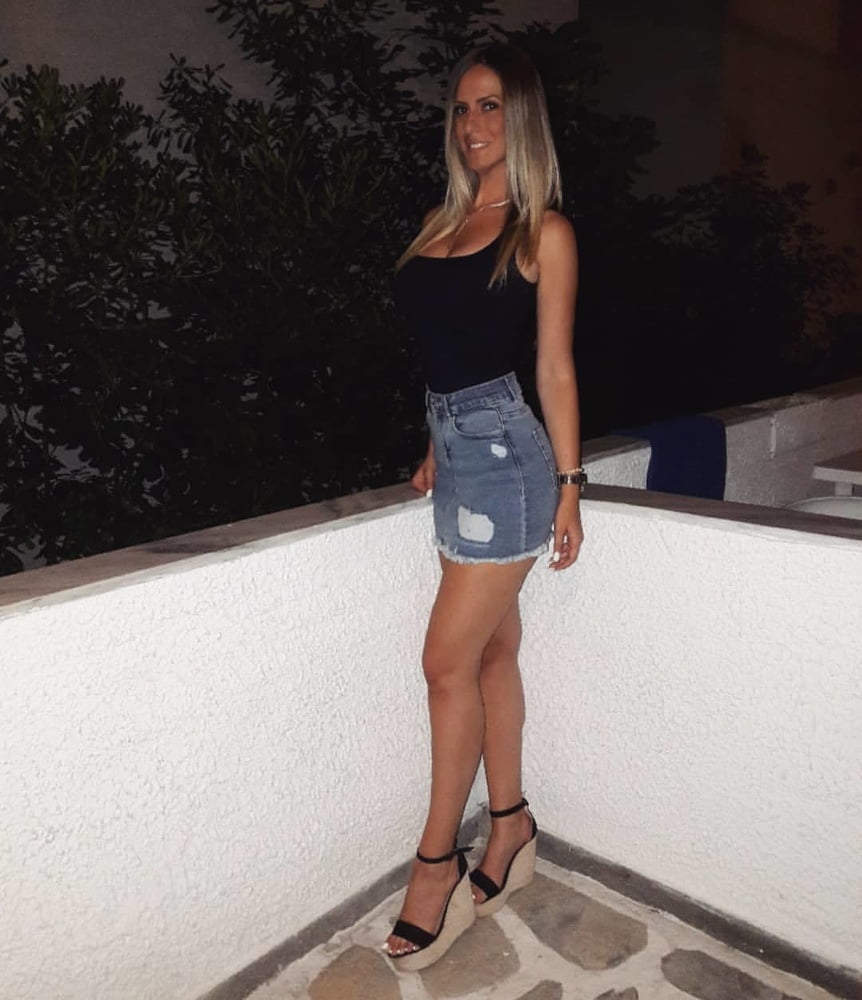 Serbian blonde whore girl big natural tits Jelena Stankovic #100154634