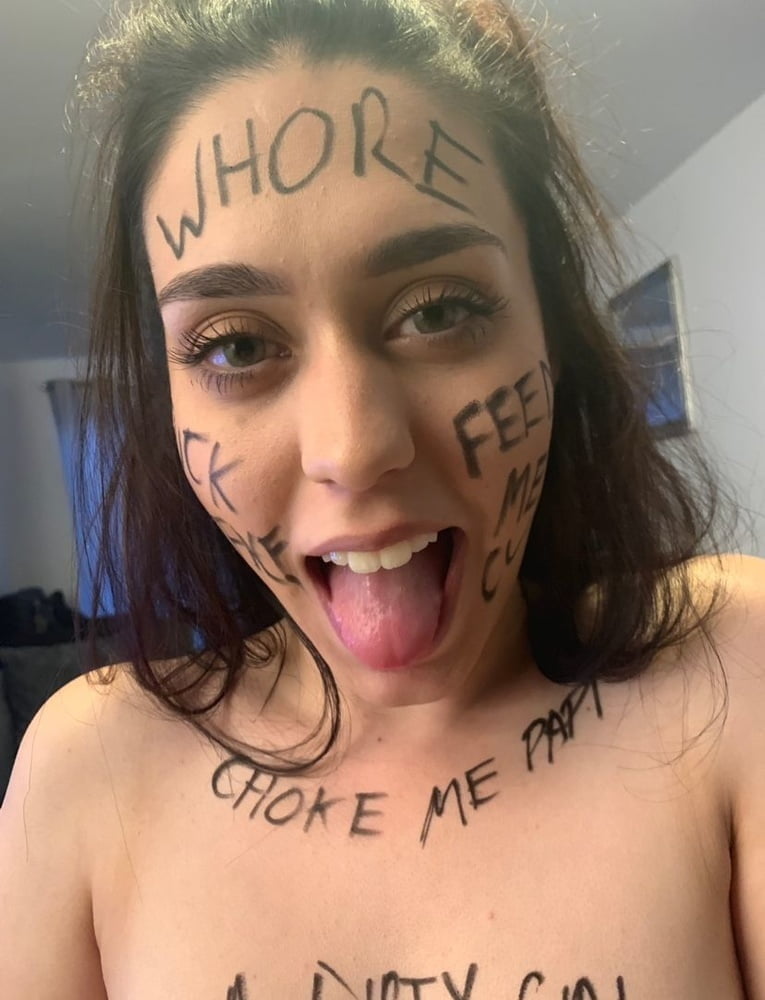 Ladies with body writing 3 #89090393