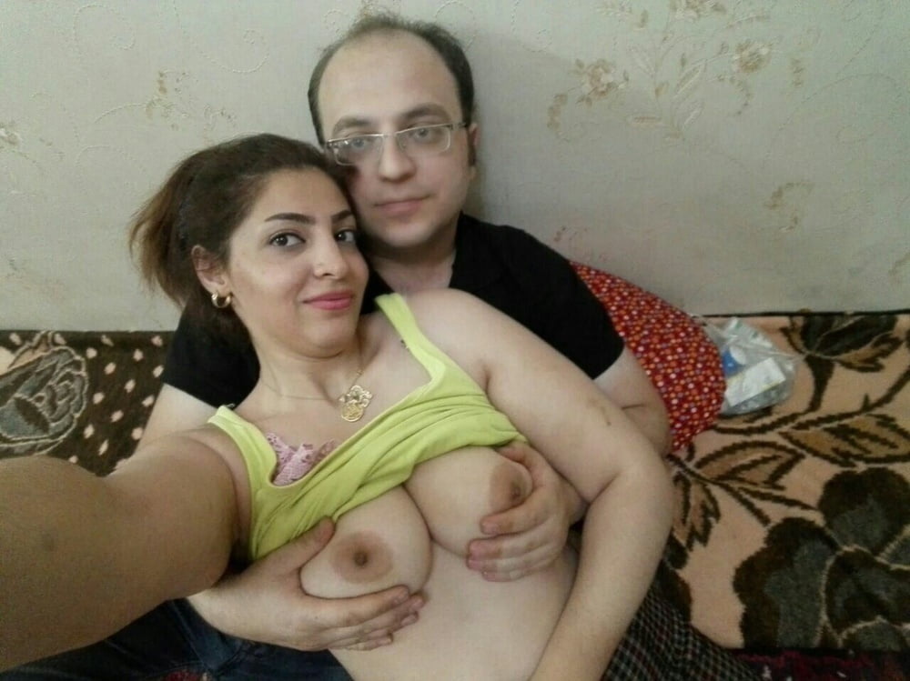 Cute Arab Wife with Bald Husband #81833449