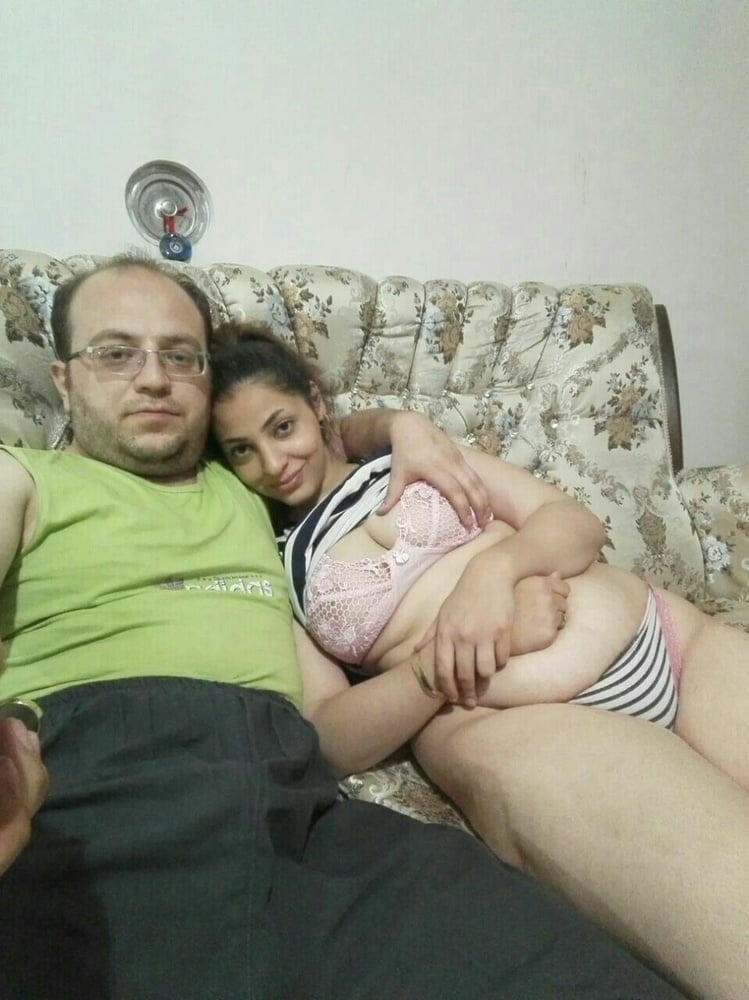 Cute Arab Wife with Bald Husband #81833455